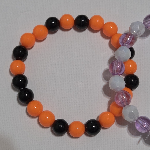 Hand Crafted Vibrant Beaded Bracelet Trio - Picture 2 of 4